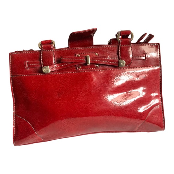 🔺Liz Claiborne Red Leather Shoulder Bag🔺 - Picture 7 of 16